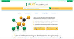 Desktop Screenshot of justcite.com