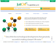 Tablet Screenshot of justcite.com